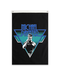 Michael Paynter | Canvas Flag | Blue Logo