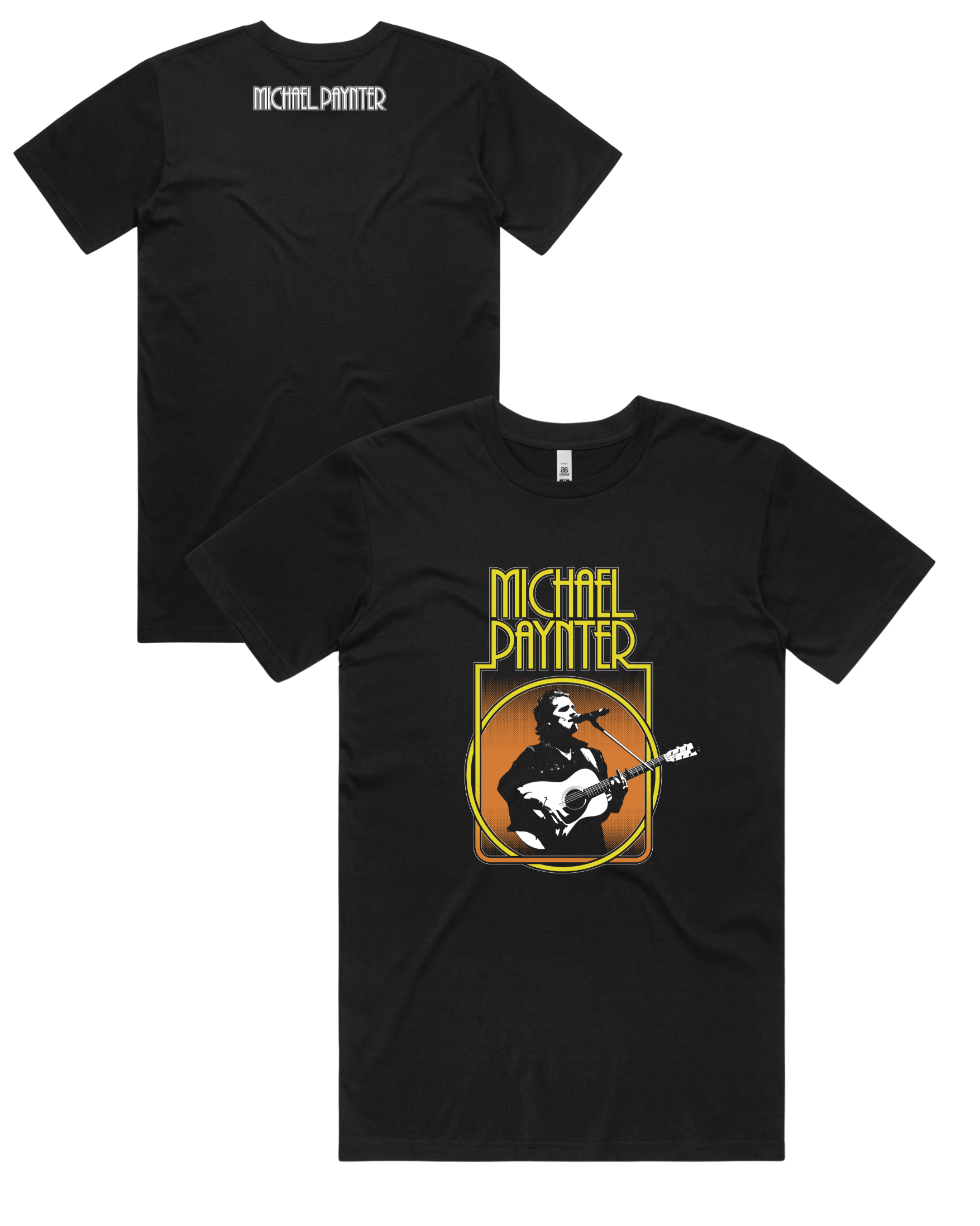 Michael Paynter | Unisex T shirt | Yellow Logo