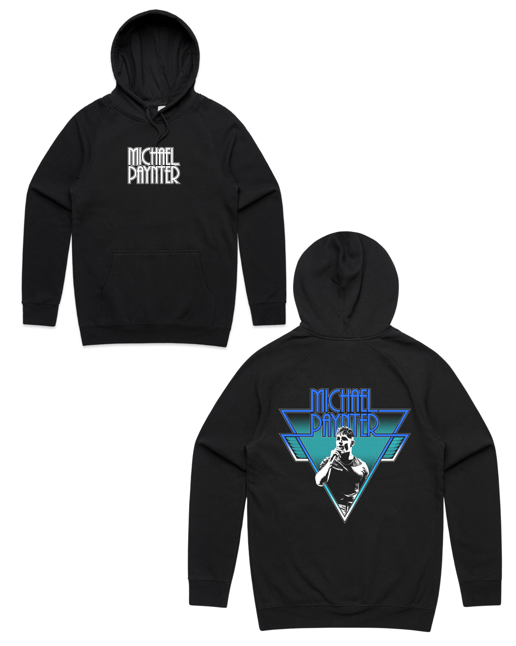 Michael Paynter | Unisex Hoodie | Blue Logo